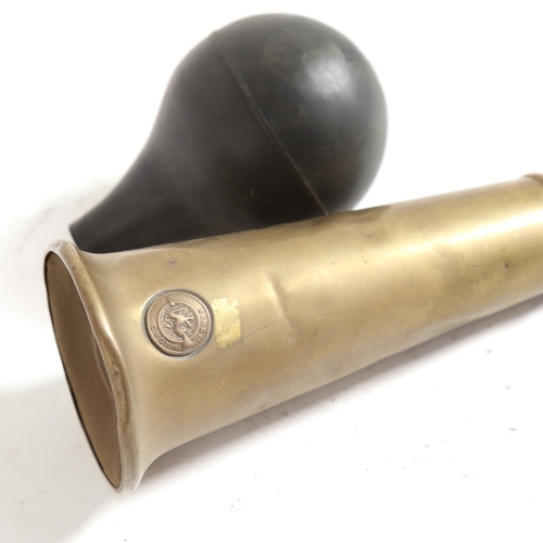 52 - A Vintage Lucas King of the Road brass motorcar horn