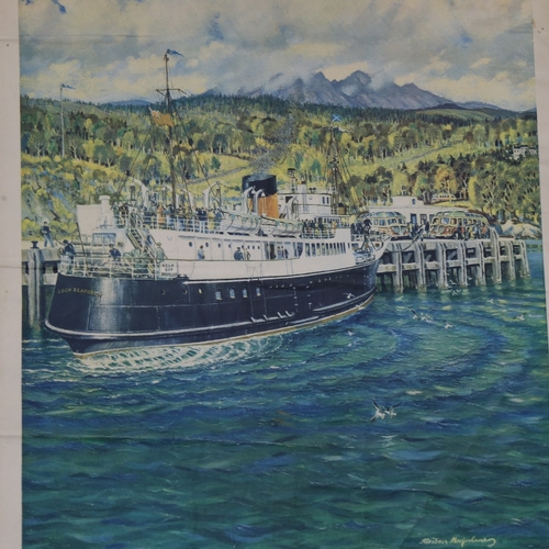 73 - A mid-century Isle of Skye Transport poster, 