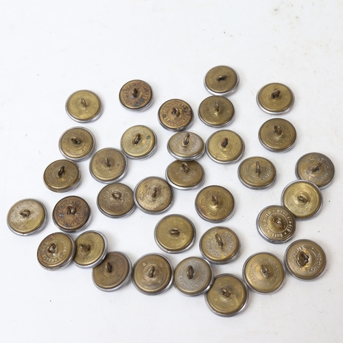 198 - Various Vintage military buttons, including HTC and EK