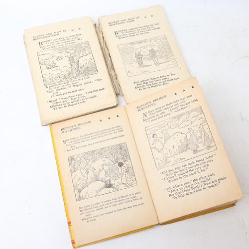 227 - 2 Vintage Rupert Little Bear Library volumes, comprising Hawthorn Farm and Holiday Adventure (2)