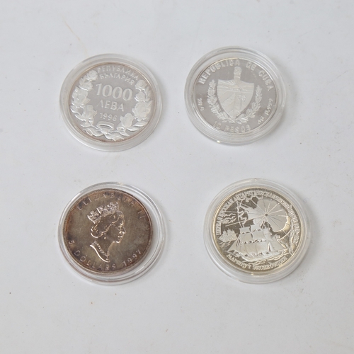 239 - 4 silver proof coins