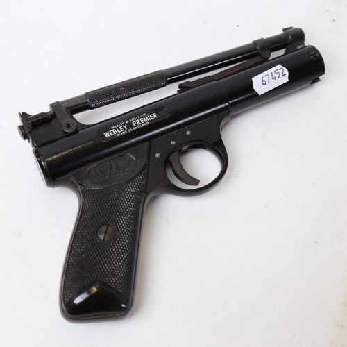 242 - A Vintage Webley & Scott Ltd Webley Premier .22 calibre air pistol