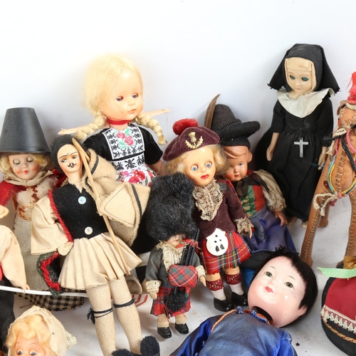 350 - A group of Vintage toys and dolls (boxful)