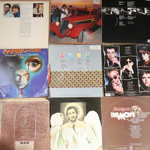 363 - Various vinyl LPs and records, including ZZ Top, Pete Townsend, The Move etc