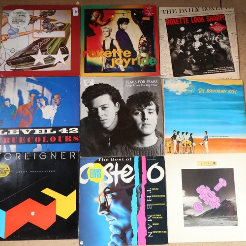 364 - Various vinyl LPs and records, including Madness, The Cars, Foreigner, Elvis Costello etc