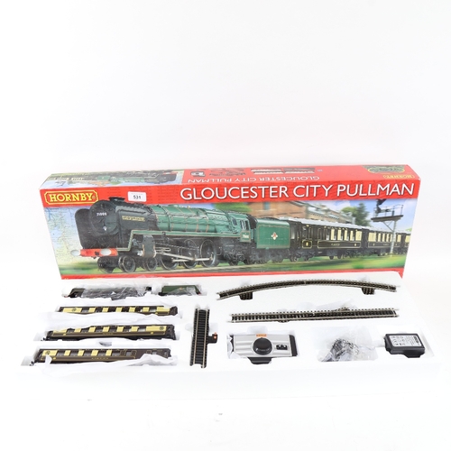 531 - A boxed Hornby Gloucester City Pullman 00 gauge train set