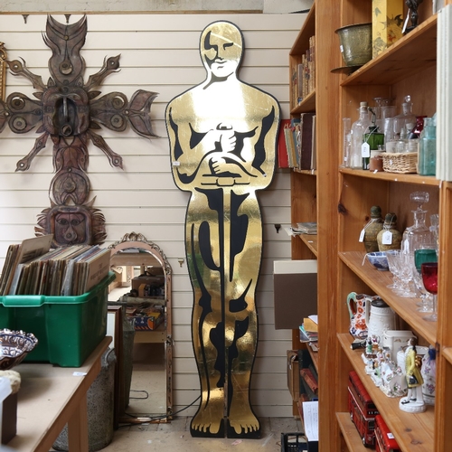 761 - A large scale plyboard Academy Award, height 234cm