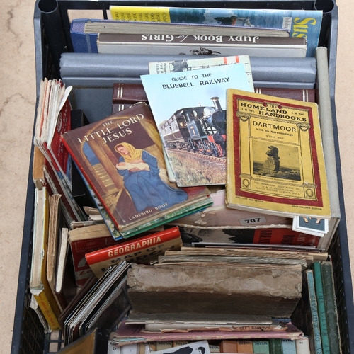 816 - Various Vintage Warne Guides, maps, photograph albums etc (boxful)