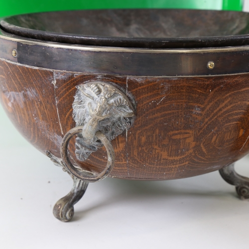 725 - Various collectables, including silver plate-mounted oak bowl, Royal Doulton Luna Collection bowl, s... 