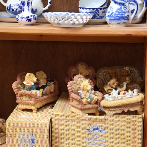 786 - A large group of Enesco Cherished Teddies composition bear figurines, some boxed