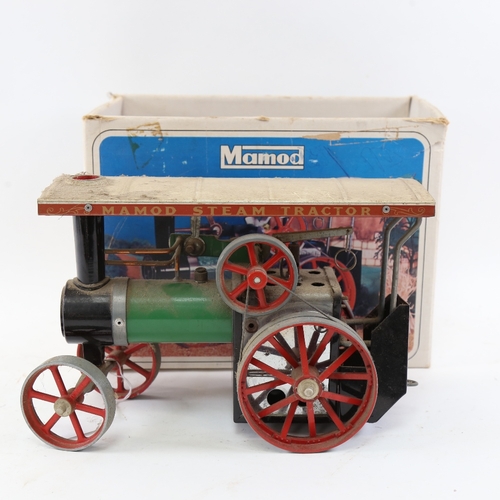 798 - A Vintage boxed Mamod TE1A steam tractor traction engine