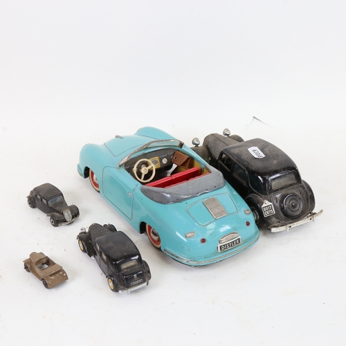 919 - Various Vintage toys, including Distler Electromatic 7500, Burago Citroen etc