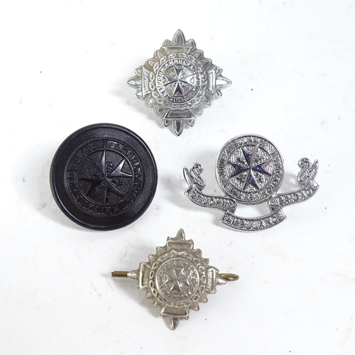 194 - A quantity of Vintage St John Ambulance badges and buttons