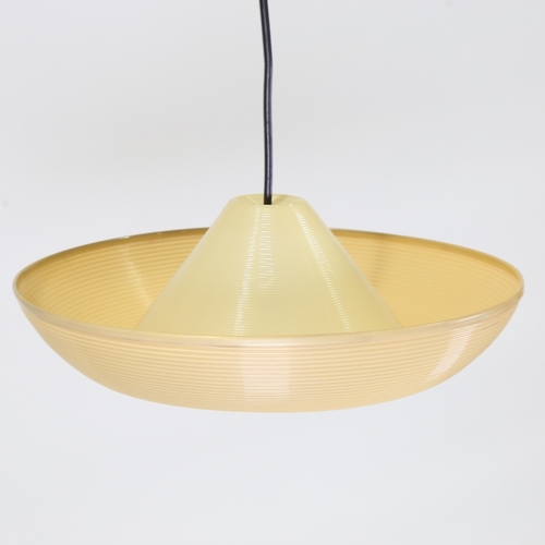 2060 - JOHN AND SYLVIA REID, Heifetz Rotaflex pendant lampshade in coiled cellulose acetate, with original ... 