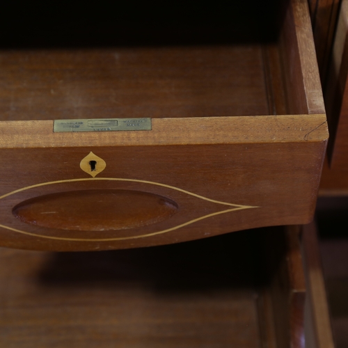 2100 - HILLE OF LONDON, a unique mid-century sideboard in the Afro-Italian taste, mahogany cabinet on carve... 