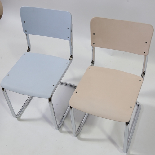 2160 - MART STAM for Thonet, 2 S43K children's chairs, with makers label, height 61cm