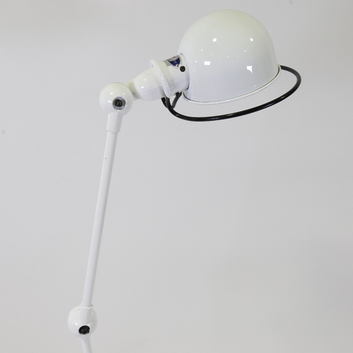 2162 - A contemporary JIELDE 3-arm articulated floor lamp, designed in France circa 1950, max height 160cm