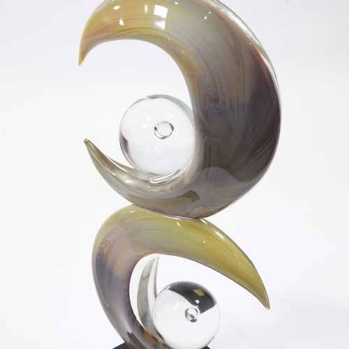 2007 - OSCAR ZANETTI, Murano, Italy, a large glass sculpture from the Calcedonio Collection, with signature... 
