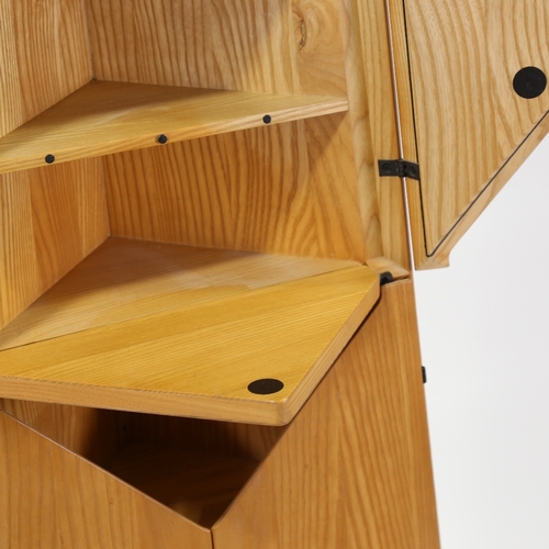 2023 - JEREMY BROUN, a pyramid cabinet without handles, designed and made by Jeremy K Broun with maker’s ma... 