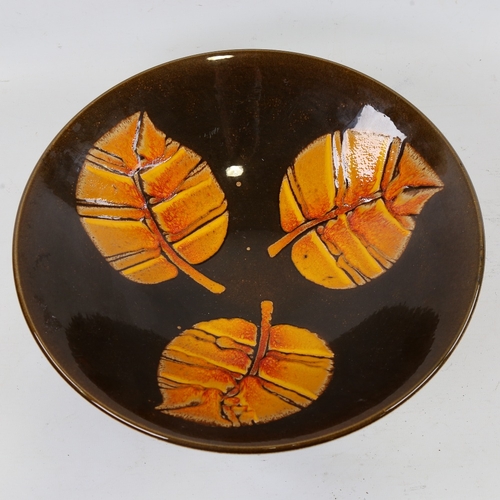 210 - Poole Pottery Aegean bowl by Jane Brewer (1972 - 1975), diameter 34cm