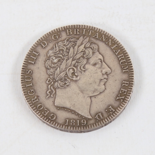 224 - A George III 1819 Crown coin