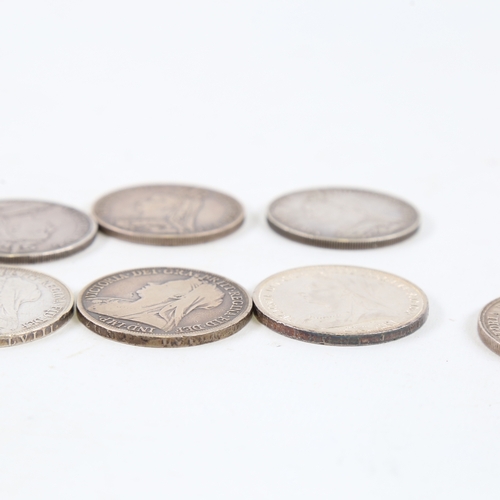 230 - 11 Victorian Crown coins, 1890 to 1895