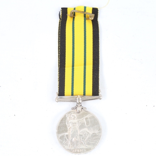 251 - An African General Service medal, awarded to 3778 CSM J Cook I/WIR