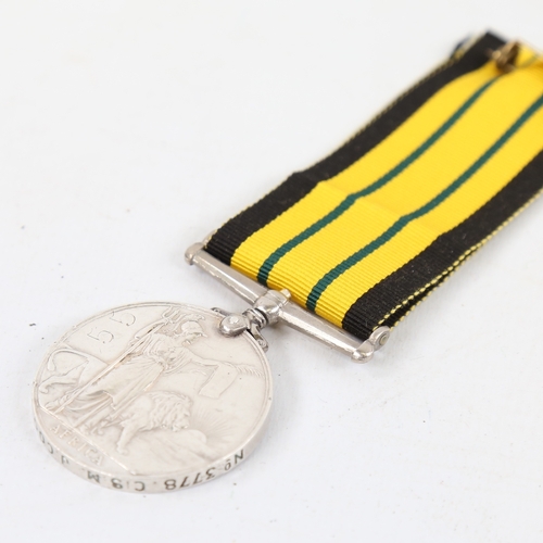 251 - An African General Service medal, awarded to 3778 CSM J Cook I/WIR