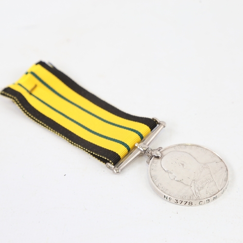 251 - An African General Service medal, awarded to 3778 CSM J Cook I/WIR