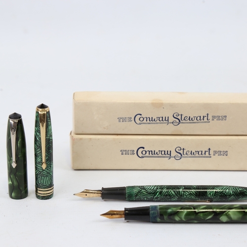 259 - 2 Conway Stewart fountain pens, boxed