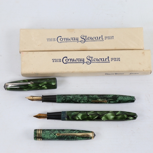 259 - 2 Conway Stewart fountain pens, boxed