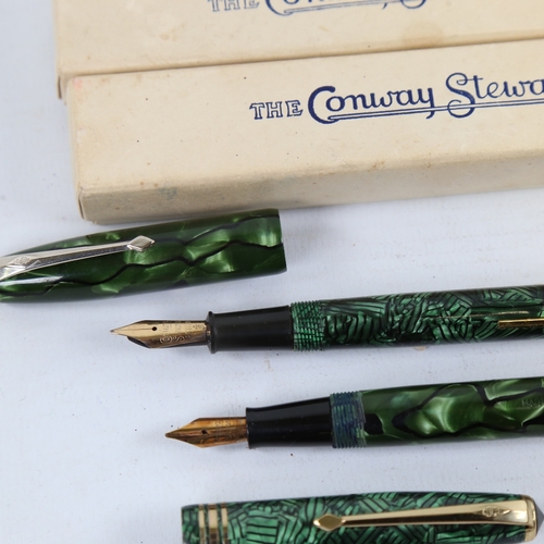 259 - 2 Conway Stewart fountain pens, boxed