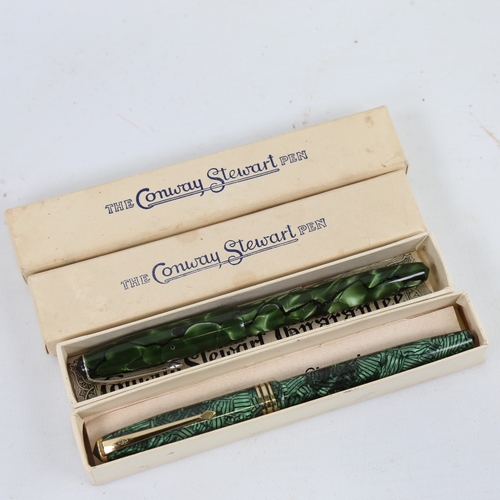 259 - 2 Conway Stewart fountain pens, boxed