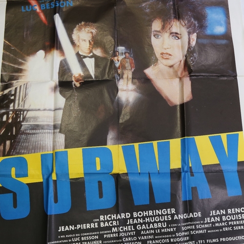 62 - Film Poster - Subway (1985) Italian two-fogli 39