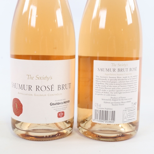 65 - 7 Bottles of sparkling wine,  4 Non Vintage Champagne and 3 Wine Society Samur Rose Brut.