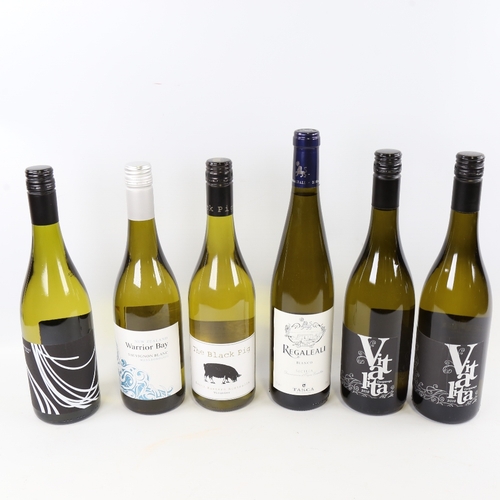 67 - 6 mixed white wines.