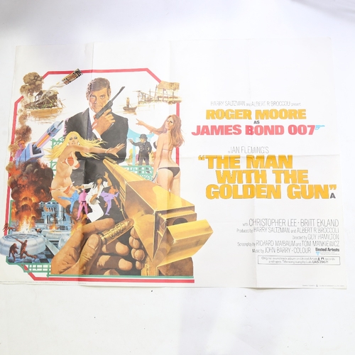 74 - Film poster - James Bond - The Man With The Golden Gun (UA 1974) British Quad, 30