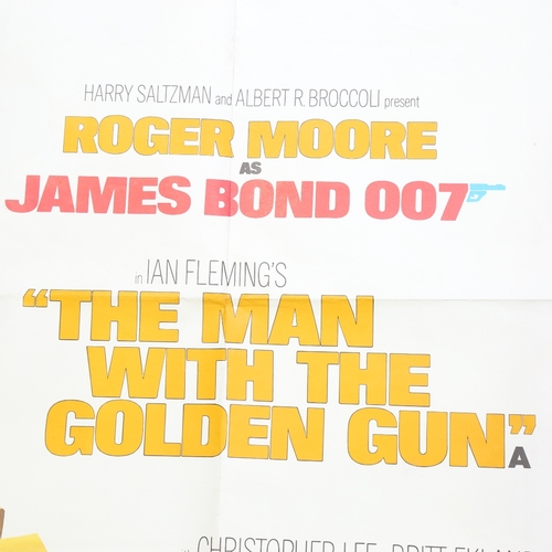 74 - Film poster - James Bond - The Man With The Golden Gun (UA 1974) British Quad, 30