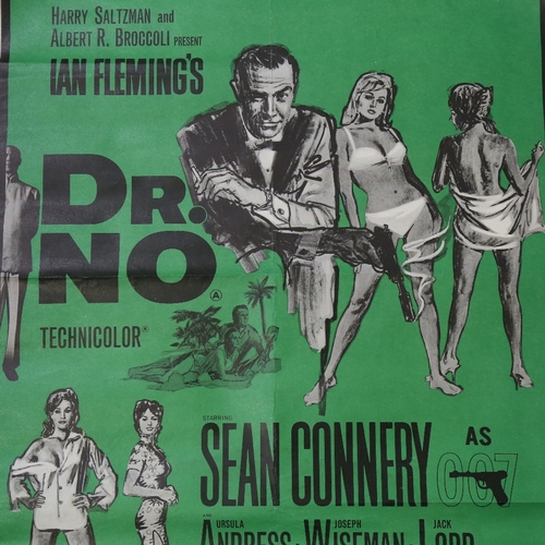 77 - Film Poster - James Bond - Dr No (UA 1962) British Double Crown re-release 1968, 20