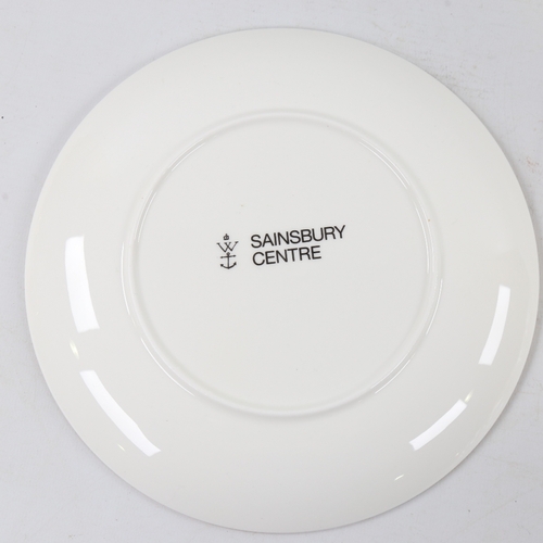 2200 - Grayson Perry, 100% Art, printed ceramic plate, Sainsbury Collection, 8.5