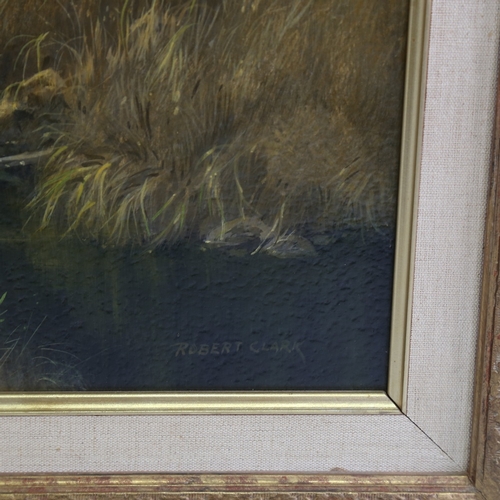 2227 - Robert Clark, The Little Bridge, egg tempera on board, 24