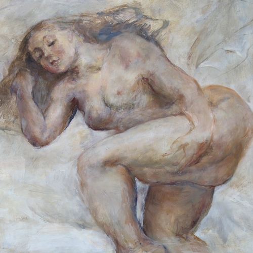 2256 - Anso, oil on canvas, female nude, signed, 30