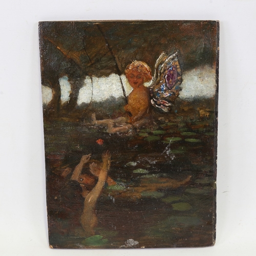 2285 - James Elder Christie (1847 - 1914), The Water Fairies, oil on canvas laid on panel, signed, 12