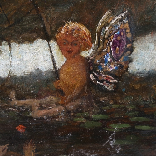 2285 - James Elder Christie (1847 - 1914), The Water Fairies, oil on canvas laid on panel, signed, 12