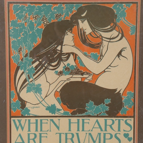 2314 - Will Bradley, Art Nouveau lithograph poster, 