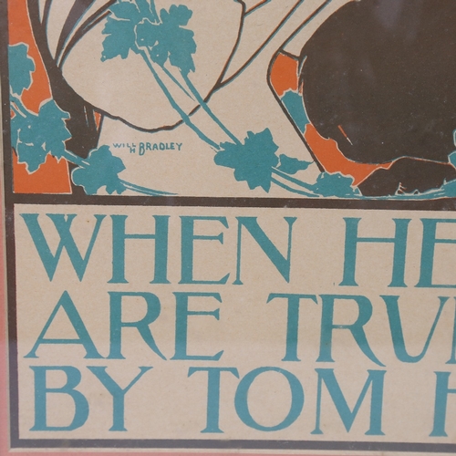 2314 - Will Bradley, Art Nouveau lithograph poster, 