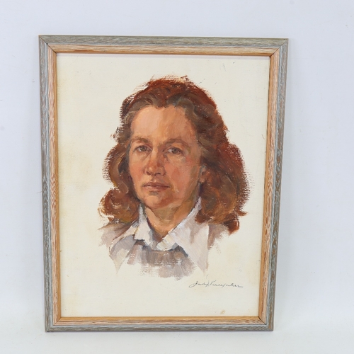 2322 - Judy Pennefather, portrait of a woman, signed, 17