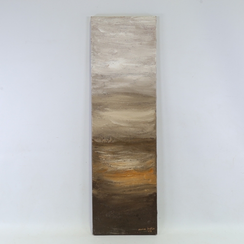 2330 - Anna Bella, Earthworks 4, acrylic with sawdust on canvas, inscribed verso, 40