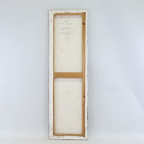 2330 - Anna Bella, Earthworks 4, acrylic with sawdust on canvas, inscribed verso, 40