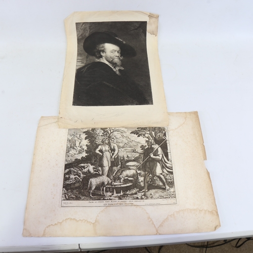 2363 - A group of 17th to 19th century prints and engravings